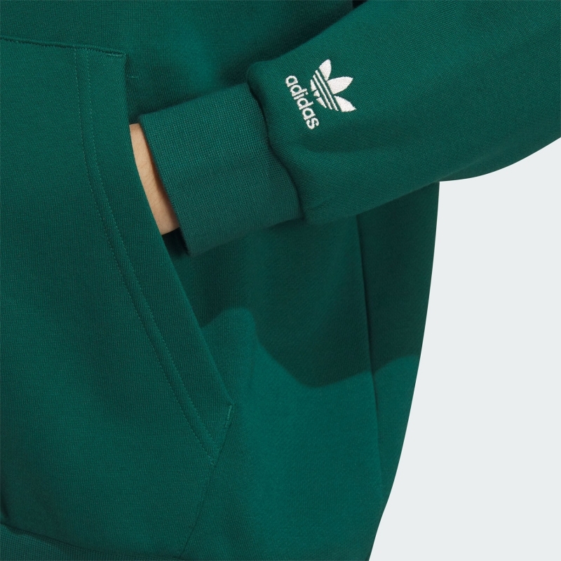 Adidas三叶草男装 宽松舒适休闲连帽卫衣JE3486 HC0375 HC6928 - 图1