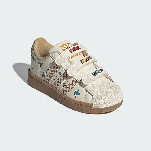 adidas三叶草童鞋 SUPERSTAR II时尚百搭休闲板鞋JS2470 JS2469 - 图1