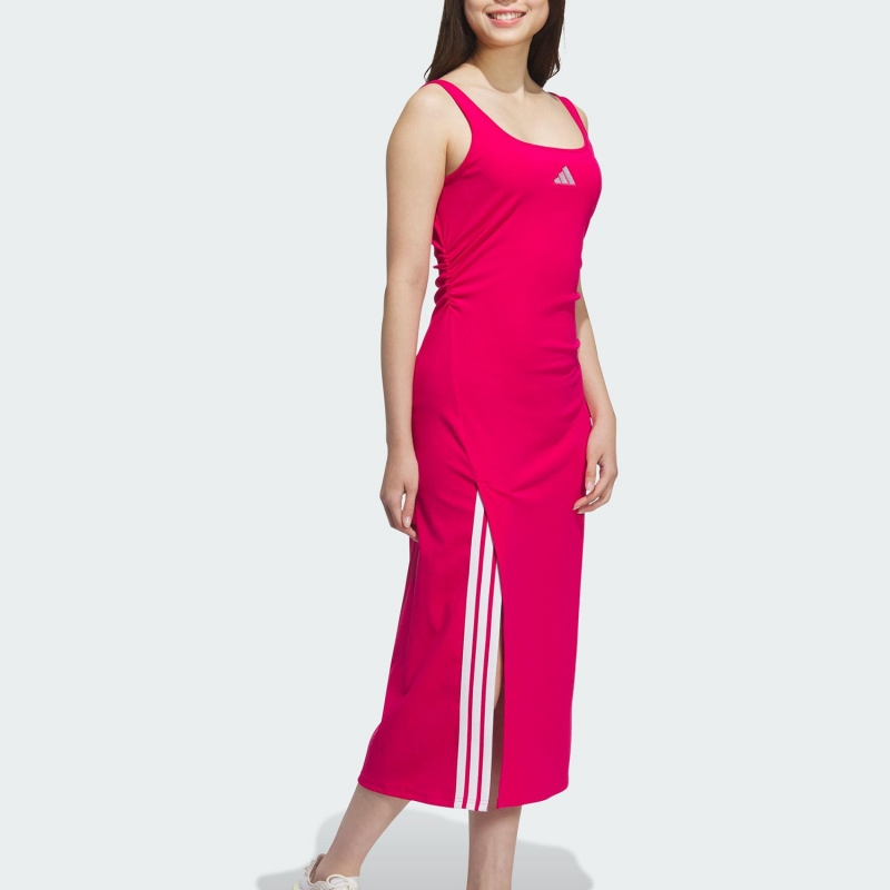 Adidas阿迪女装 时尚舒适修身长款吊带运动连衣裙KB7758 KB7757 - 图2