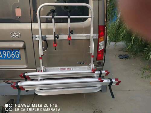 房车车载跨备胎自行车架两台自行车架通用车架后背式伸缩自行车架 - 图2
