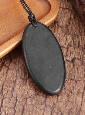 男女款俄罗斯次石墨橄榄型吊坠