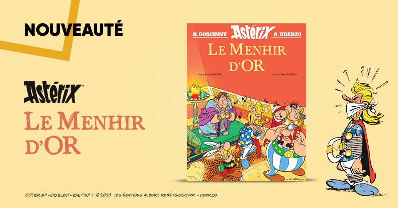 法语原版 Astérix hors collection: Le menhir d’or高卢英雄历险记番外：金色的门法国比利时经典漫画-图1