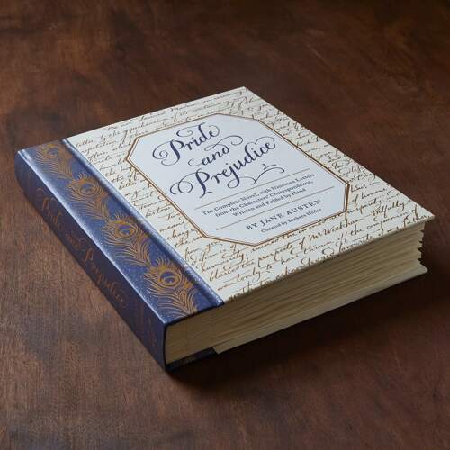 预售 英文原版 傲慢与偏见 豪华收藏版 含19封手写信 Pride and Prejudice (Handwritten Classics) - 图0