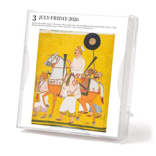 2026年画廊日历 亚克力支架 艺术 每天一页 进口台历 新年礼物 英文原版 桌面摆件 Art Page-A-Day Gallery Calendar - 图1