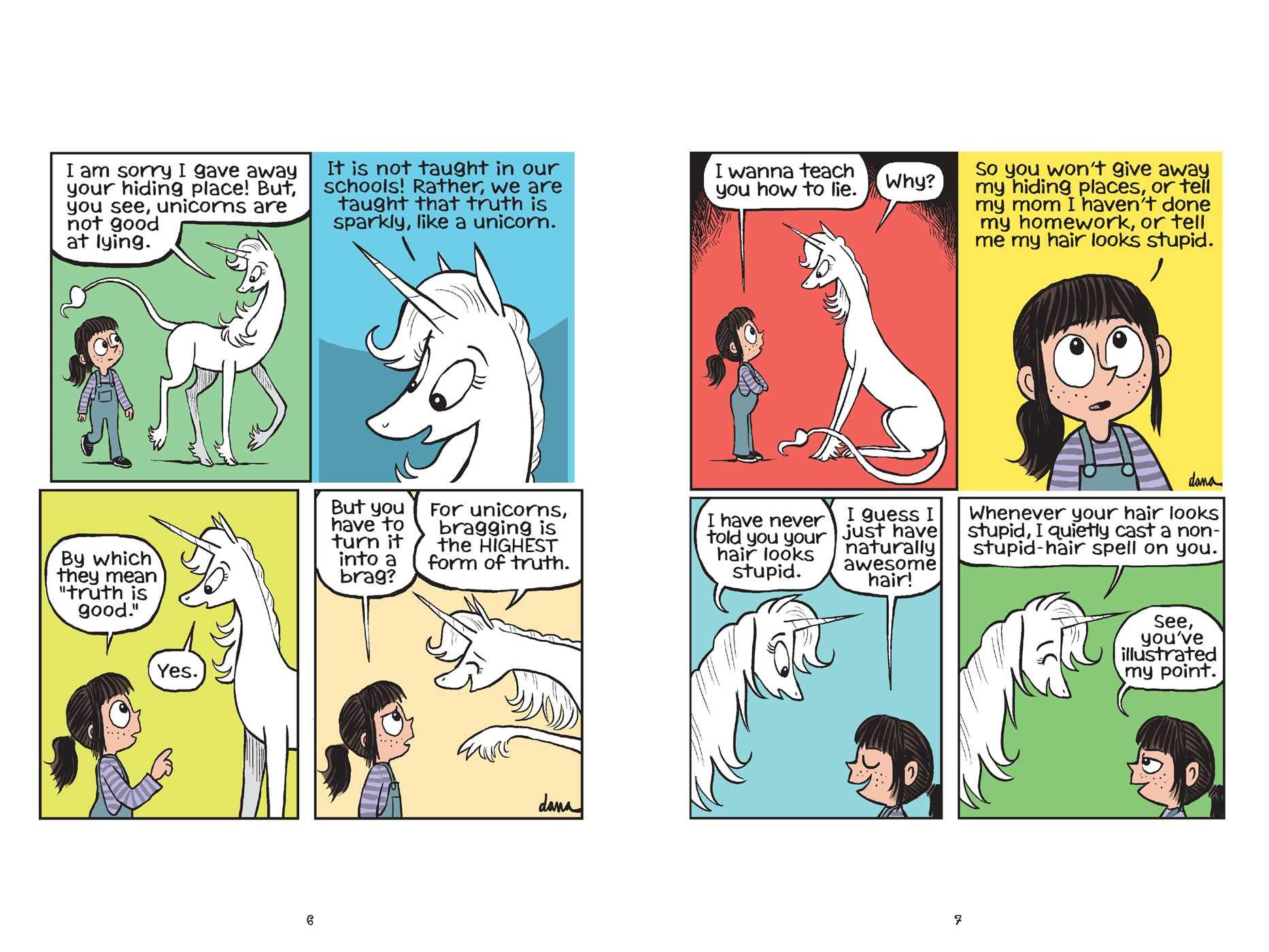 英文原版 菲比和她的独角兽13 独角兽成名 全彩儿童漫画 Unicorn Famous (Phoebe and Her Unicorn Series Book 13) - 图1