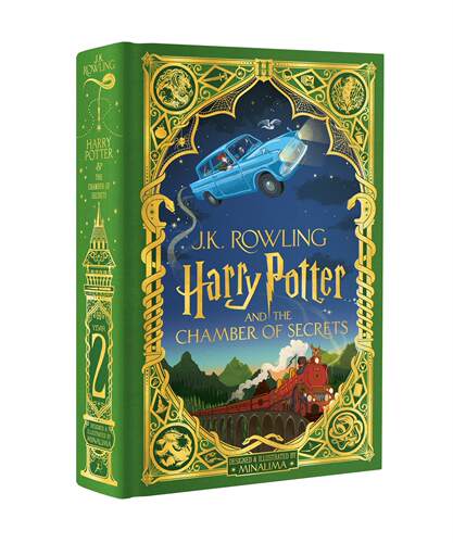 现货 英文原版 哈利波特与密室 精装互动书 MinaLima工作室 Harry Potter and the Chamber of Secrets 英国版 J.K. 罗琳 - 图0