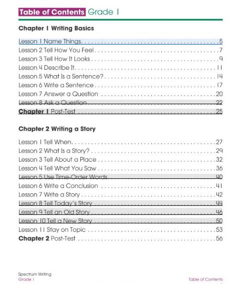 Spectrum Writing, Grade 1 英文原版 Spectrum 写作，1年级 - 图0