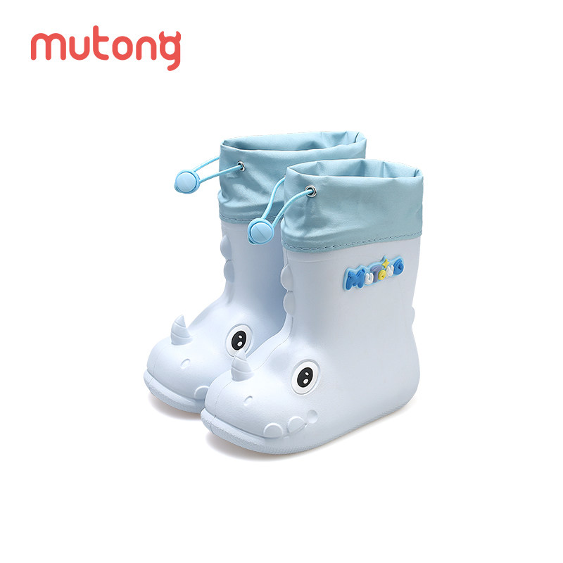 牧童小犀牛儿童雨鞋男童宝宝户外高筒雨靴儿童水鞋女幼童防水靴子,淘宝优惠券,粉丝福利购,淘宝优惠卷