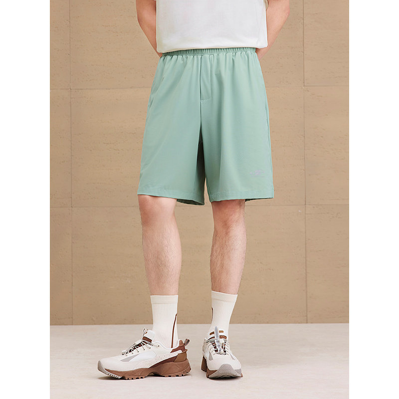 【吸湿速干】GXG男装 反光印花休闲短裤通勤男裤子 2025夏季新品,淘宝优惠券,粉丝福利购,淘宝优惠卷