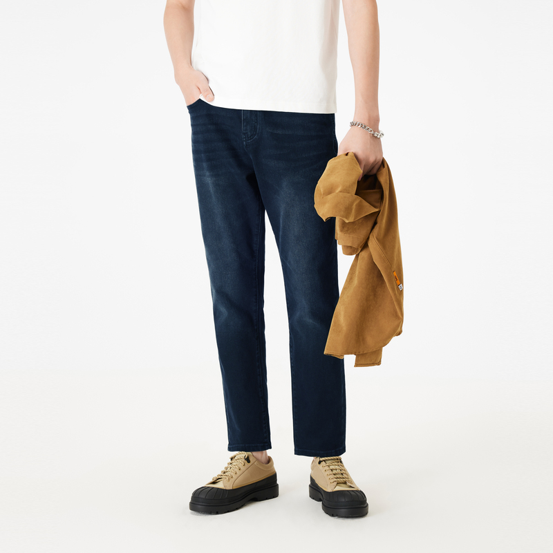 gxg男装多色直筒水洗莱卡牛仔裤 GXG牛仔裤