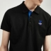 GXG nam 2018 hè mới Thời trang đen ngắn tay áo sơ mi cộc tay áo thun nam # 182824138 - Polo áo có cổ Polo