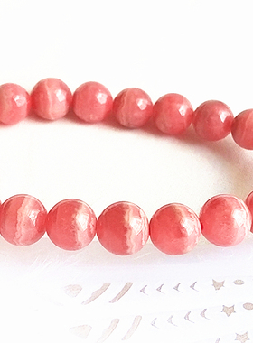 纯银阿根廷条纹招桃花旺姻缘手串