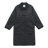 Длинное стеганое зимнее шерстяное пальто для новорожденных