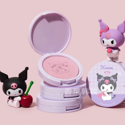 Sanrio, румяна, рассыпчатая пудра, хайлайтер, коллекция 2022, контроль жирного блеска