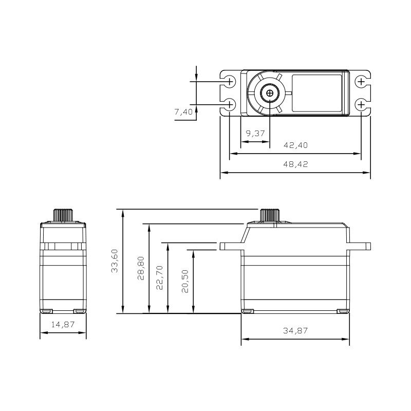 kingmax2845/2875金属齿空心杯450/500直升机锁尾斜盘数码中舵机,淘宝优惠券,粉丝福利购,淘宝优惠卷