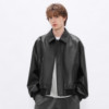 Gxgjeans men's clothing simple loose lapel genuine leather jacket jacket for men 26 spring new products