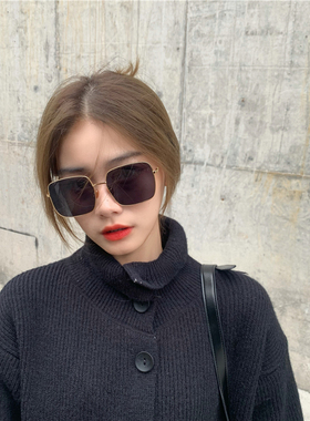 墨镜小红书同款方形偏光女