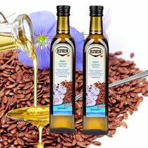 Russian original imported cold-rolled linseed oil 500ML supplemented with cold mixed salad yoghurt with low temperature to cook the soup