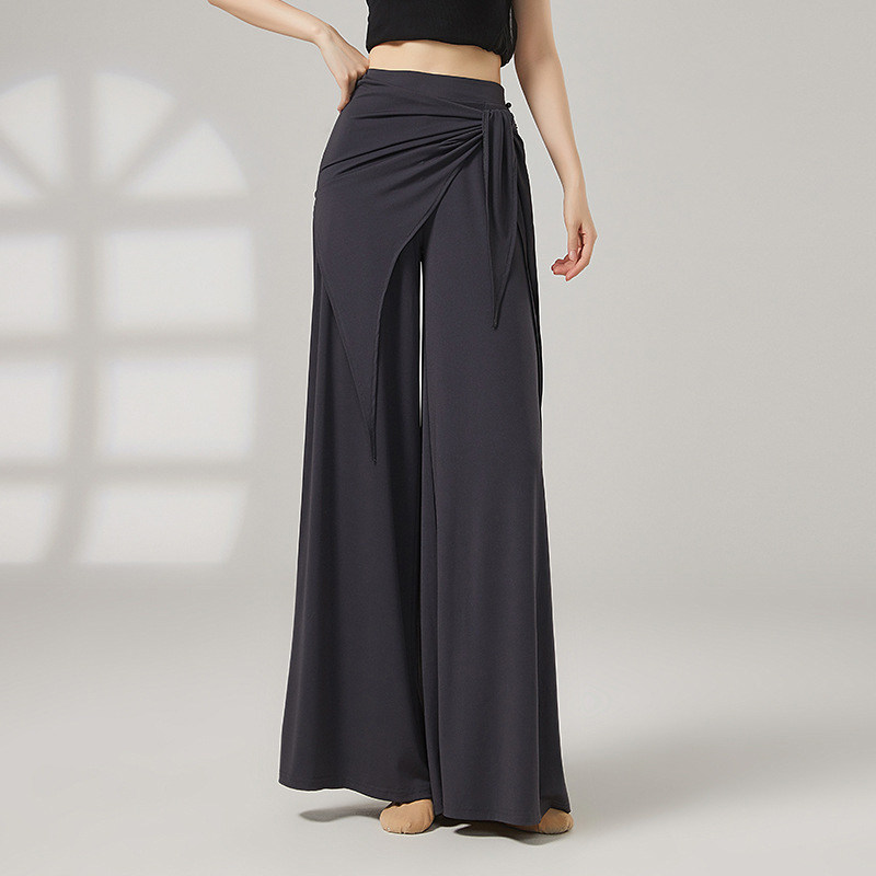 舞蹈阔腿裤屁帘假两件裙裤古典舞裤子长裤垂感中国舞形体练功长裤,淘宝优惠券,粉丝福利购,淘宝优惠卷