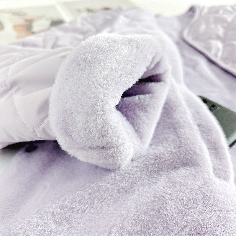 紫色内搭神器冬季加绒加厚棉衣女内胆保暖小棉袄双面穿棉服外套,淘宝优惠券,粉丝福利购,淘宝优惠卷