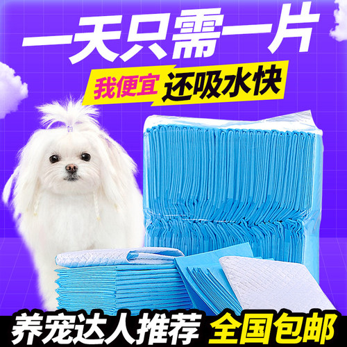 狗尿片s100宠物狗尿不湿加厚快速吸水除臭尿布竹碳除菌防猫狗垫子 - 图0