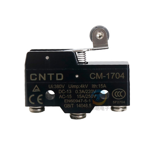 CNTD昌得电器微动行程开关CM-1704 脚踏开关LT3 4芯子配件滚轮德 - 图3