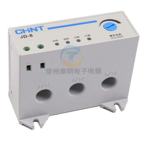 正泰电动机综合保护器JD-8三相380v电机220v过载过流电流缺相断相 - 图3