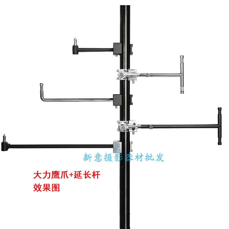 摄影配件魔术手延长杆管用夹显示器夹云台软管笔记本托盘大力鹰爪