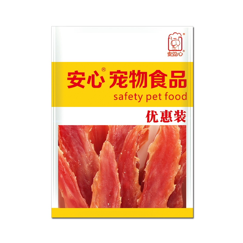 狗零食宠物肉干安心宠物食品鸭肉拧丝条鸭肉条300g泰迪金毛鸭肉片 - 图1