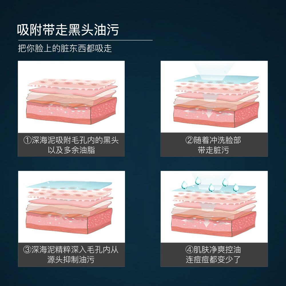 玖美堂JOMTAM深海藻泥氨基酸控油净润洁面乳久美堂温和舒缓洗面奶 - 图2