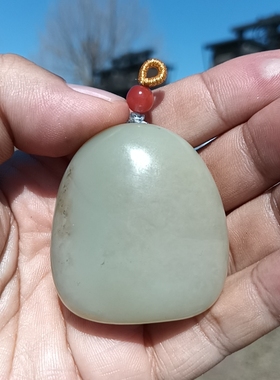 新疆和田玉羊脂玉糖白玉手把件