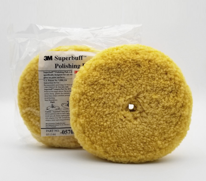 黄色3M05705白色05701 抛羊毛轮抛光盘汽车美容羊毛球抛光盘海绵,淘宝优惠券,粉丝福利购,淘宝优惠卷