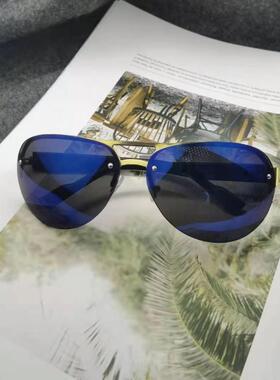 墨镜无框时尚彩膜个性风太阳镜