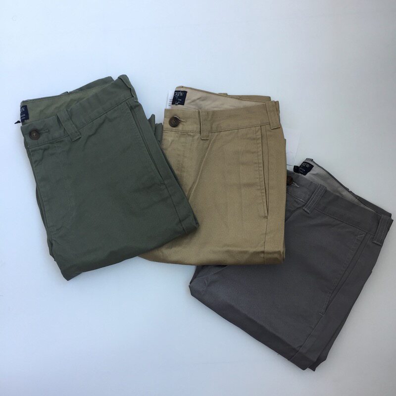 现货美国购入J.CREW男纯棉休闲短裤直筒版型H5017