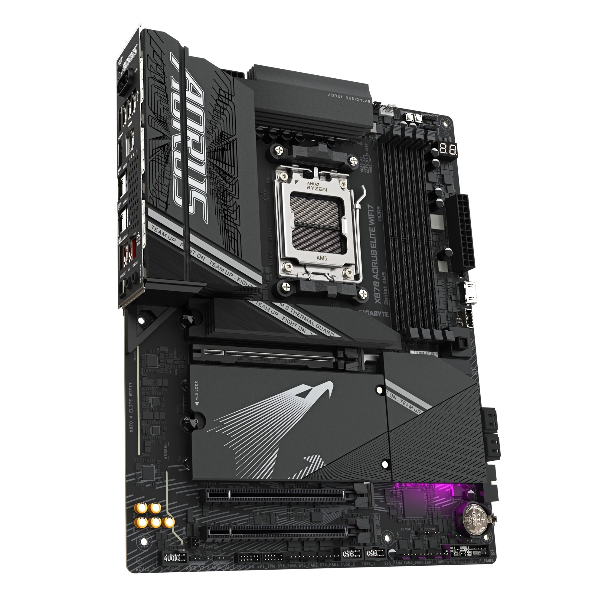 Gigabyte/技嘉X870\X870M AORUS ELITE WIFI7小雕新款AMD9000主板