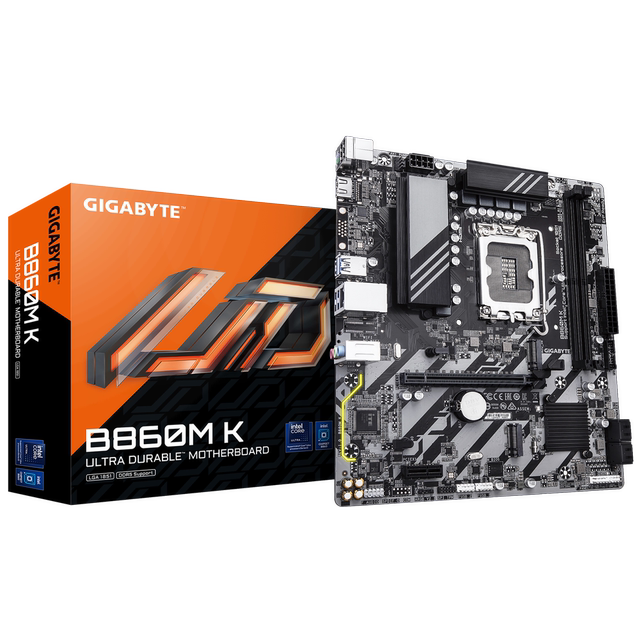 Gigabyte B860M K\D2H\Power Ultra Durable Ultra U5-245K 230F motherboard