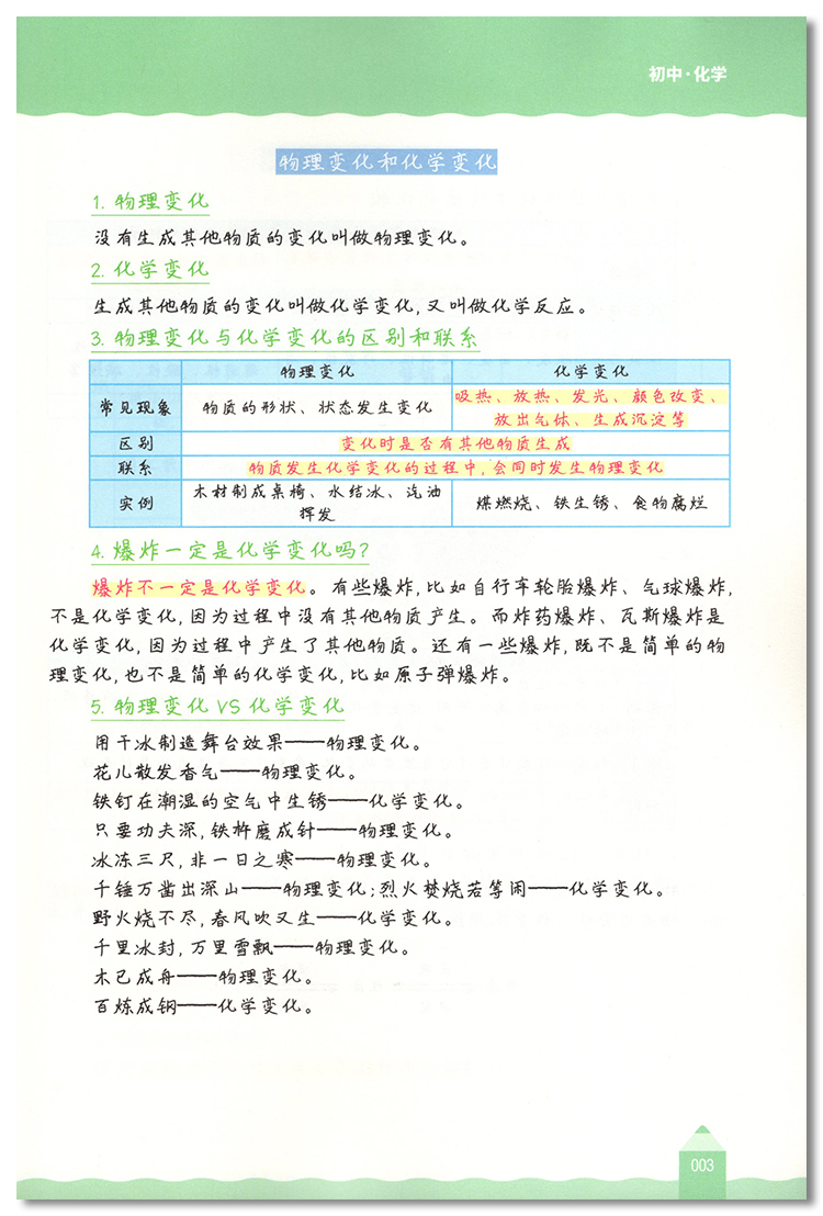 费曼学习法黄金10分钟考点轻松记初中化学入门宝典通用版初中化学基础知识考点辅导资料归纳总结做好系统复习延边大学出版社-图3