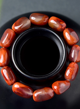 东海世家南红玛瑙随形手链