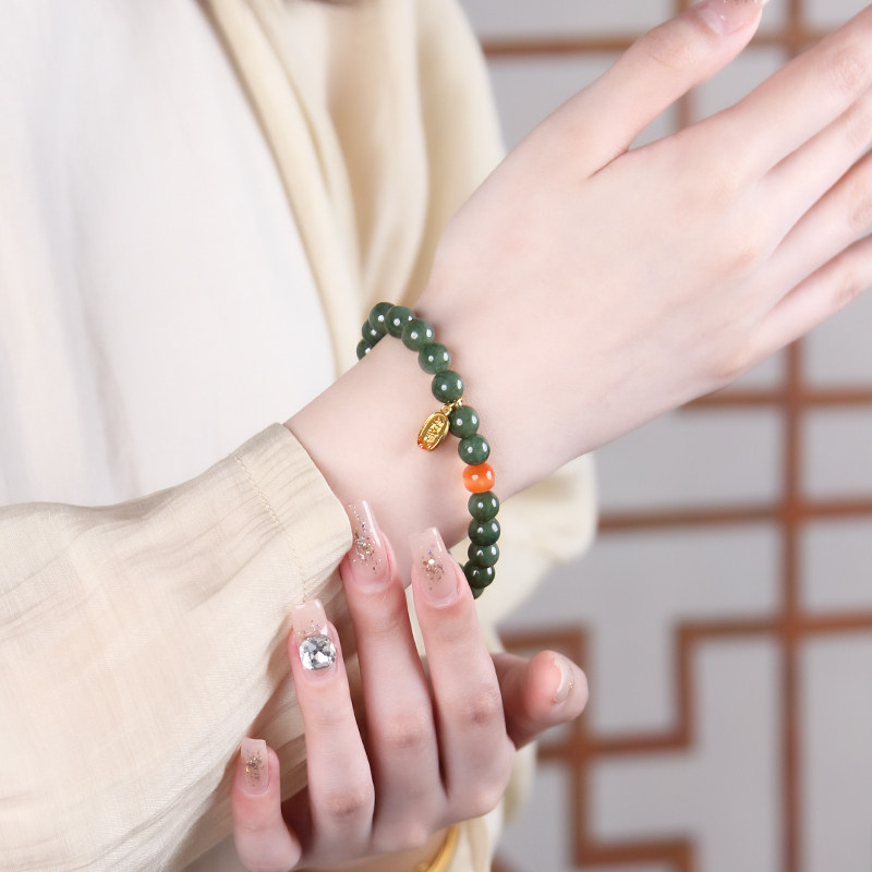 翡翠手串女男油青东海水晶玛瑙玉石散珠子项链吊坠玉手串南红手链,淘宝优惠券,粉丝福利购,淘宝优惠卷