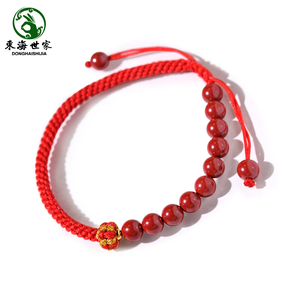 朱砂手串女男手工编织手绳手饰龙鳞手绳幸运符本命年锦鲤红绳手链,淘宝优惠券,粉丝福利购,淘宝优惠卷