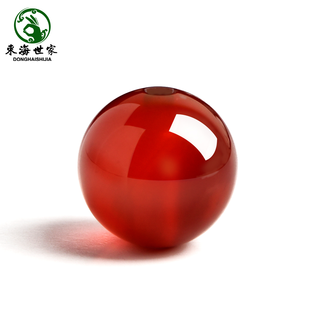 红玛瑙散珠东海水晶玉髓南红蜜蜡黑曜石白水晶海蓝宝手链串单珠子 - 图3