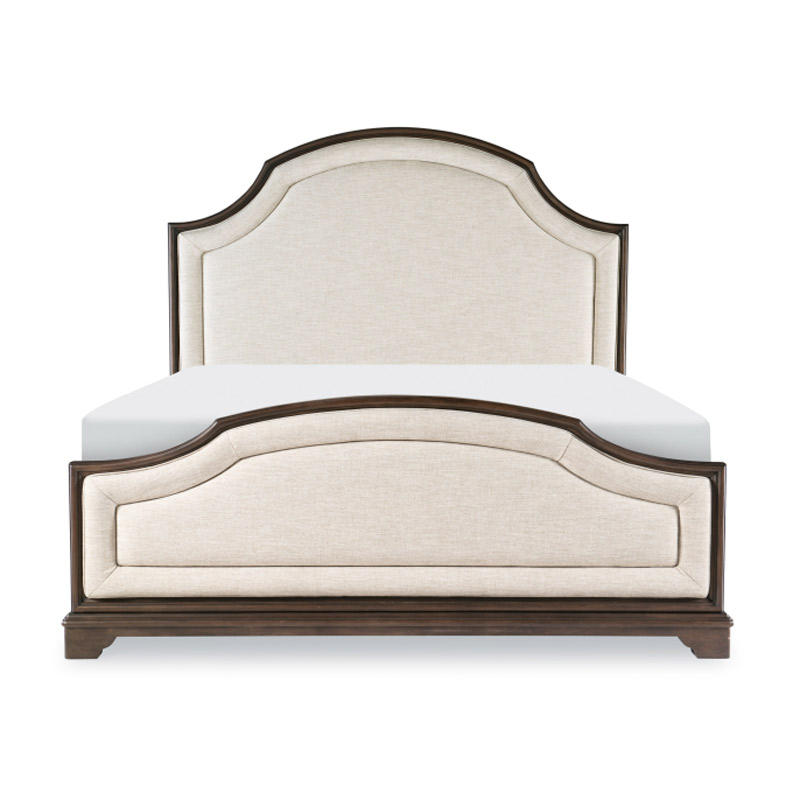 圣奇尼传奇系列卧室双人实木床1.8米软包床豪华主卧成套家具定制 - 图3