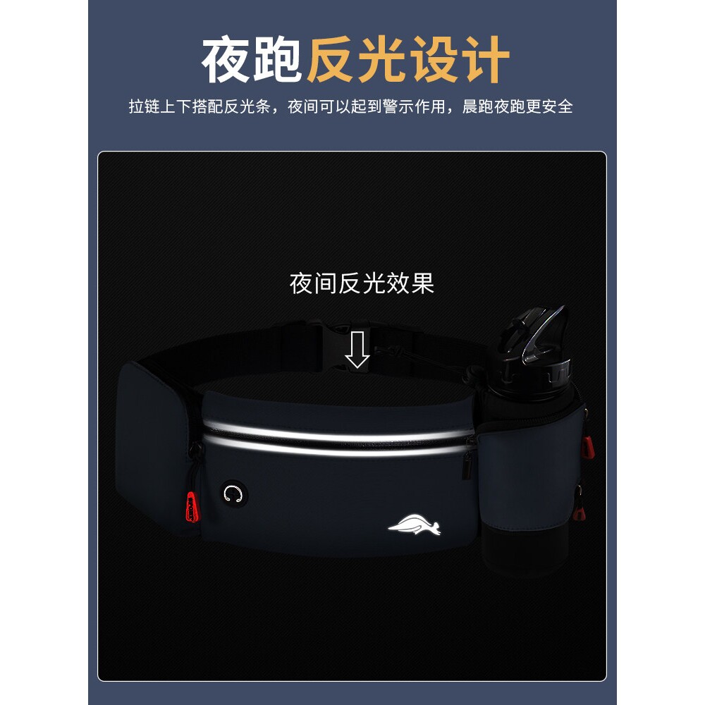 Japanese imported waist bag sports waterproof running mobile phone bag