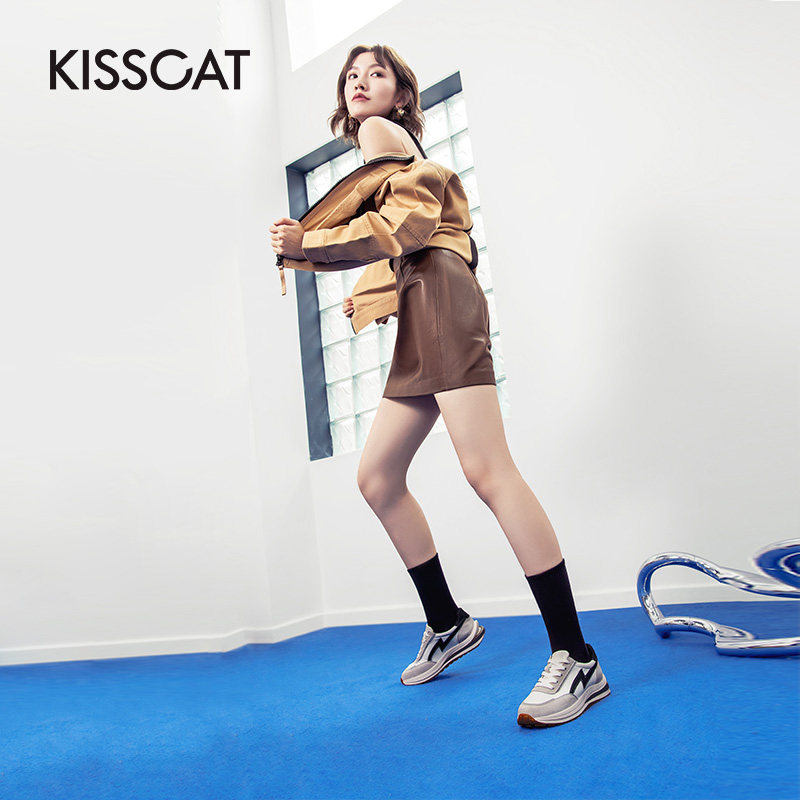 【烈儿推荐】接吻猫2020年秋季休闲鞋 kisscat时尚休闲鞋