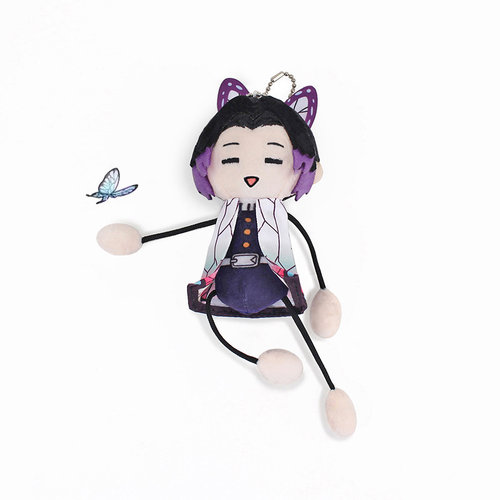 鬼灭之刃周边 时透无一郎 蝴蝶忍 甘露寺蜜璃  毛绒公仔挂件玩偶 - 图1