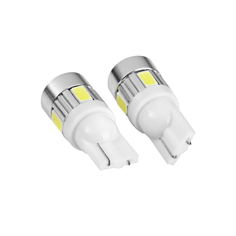 汽车LED示宽灯T10 6SMD 5630 LED阅读灯改装车门灯带透镜 - 图2