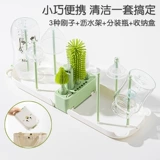 Моющее средство для бутылочек, портативное чистящее средство, ершик для бутылочки, силиконовая щеточка для новорожденных для младенца