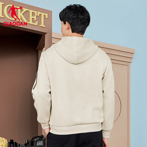 乔丹连帽卫衣男生宽松2026春季新款商场同款百搭舒适上衣 - 图0