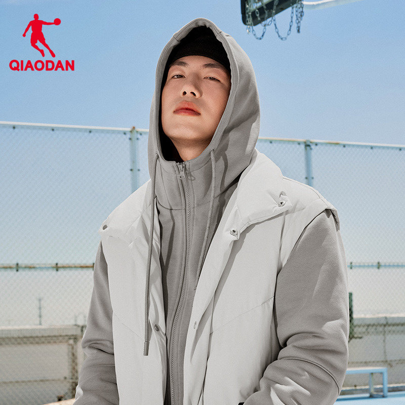 乔丹抗静电外套男士2025冬季新款商场同款轻薄时尚连帽百搭上衣,淘宝优惠券,粉丝福利购,淘宝优惠卷