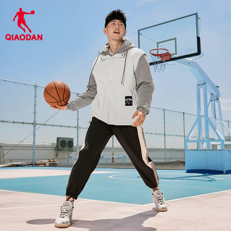 乔丹抗静电外套男士2025冬季新款商场同款轻薄时尚连帽百搭上衣,淘宝优惠券,粉丝福利购,淘宝优惠卷